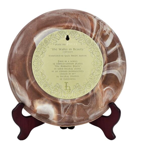 The Romantic Poets "She walks in Beauty" Lord Byron Collectible-First in Series - Picture 3 of 7